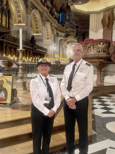 Two of our watchkeepers attended St Paul's Cathedral for the annual National Service for Seafarers 