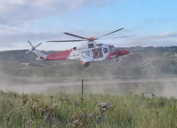 NCI Porthcawl assists HM Coastguard in rescue of two riders