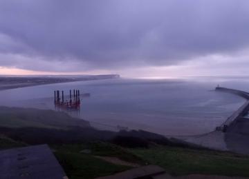 Newhaven in the mist