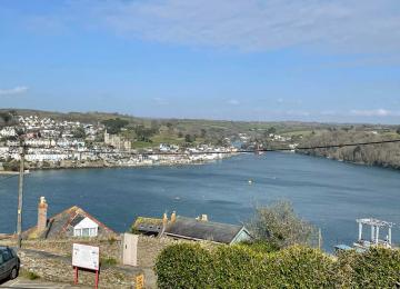 Fowey Harbour viewed from the station 