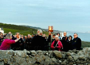 NCI Lyme Bay light their Beacon for the Queen’s Platinum Jubilee 