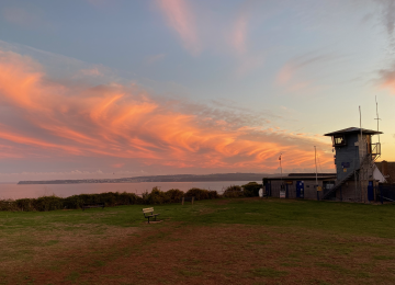 Autumn sunset at NCI Torbay