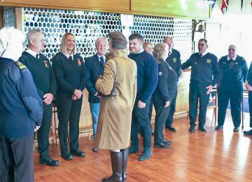 HRH The Princess Royal visits NCI Canvey Island