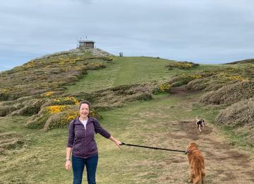 Great walk on Angelsey near NCI station