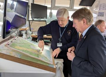 Lord High Sheriff of Devon visits lookout