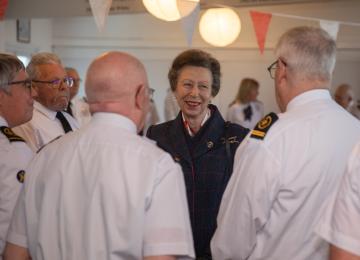 HRH the Princess Royal visits NCI Shoreham