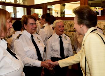 HRH the Princess Royal visits NCI Gorleston