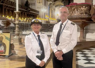 Two of our watchkeepers attended St Paul's Cathedral for the annual National Service for Seafarers 